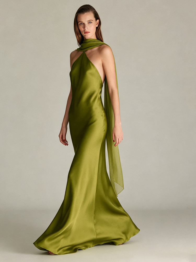 The Detachable Cape Dress